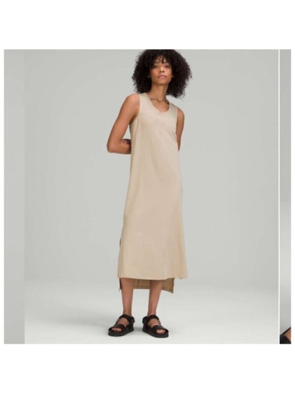 Lululemon All Yours tank maxi dress, beige, Size S J170